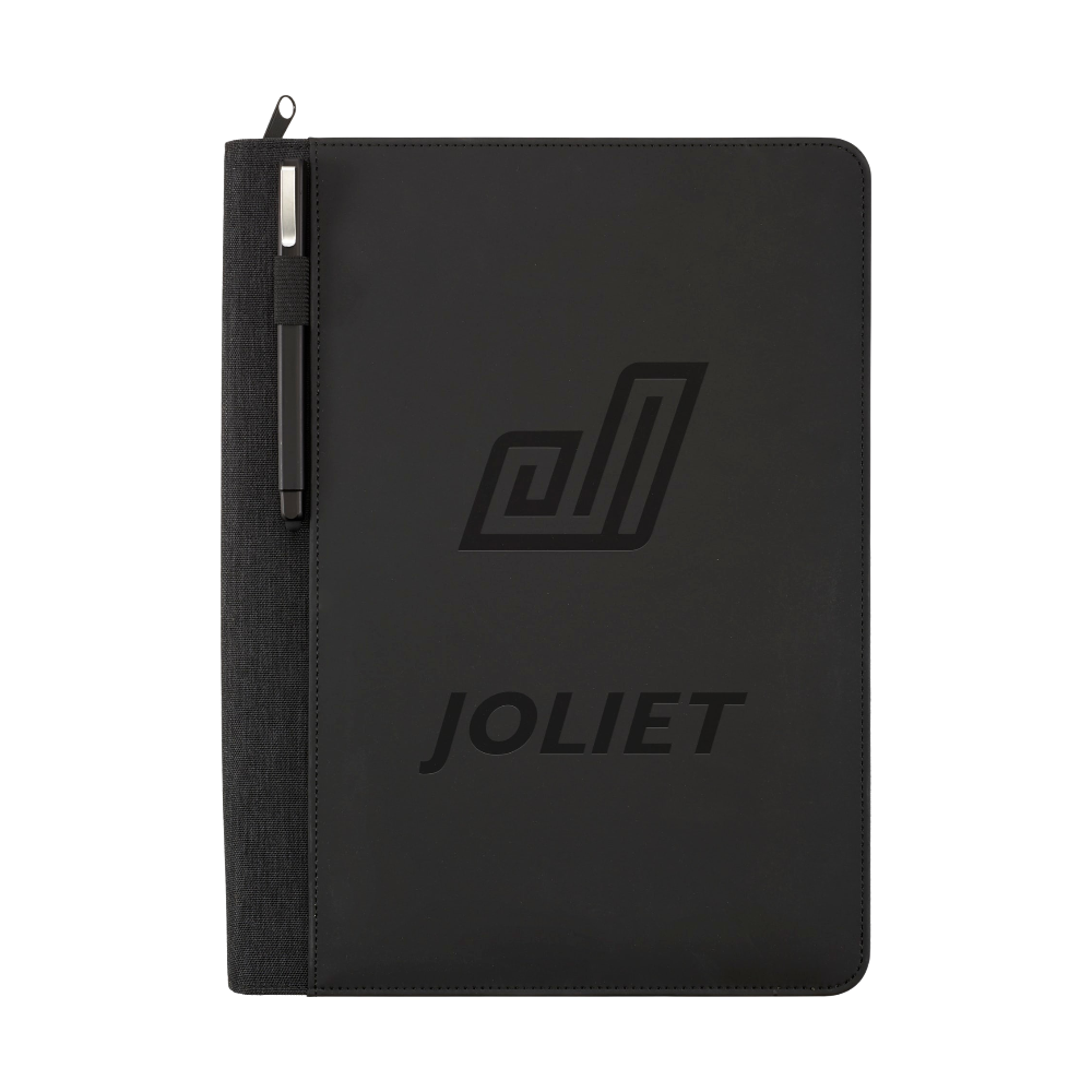 Vienna Heathered Zippered Padfolio