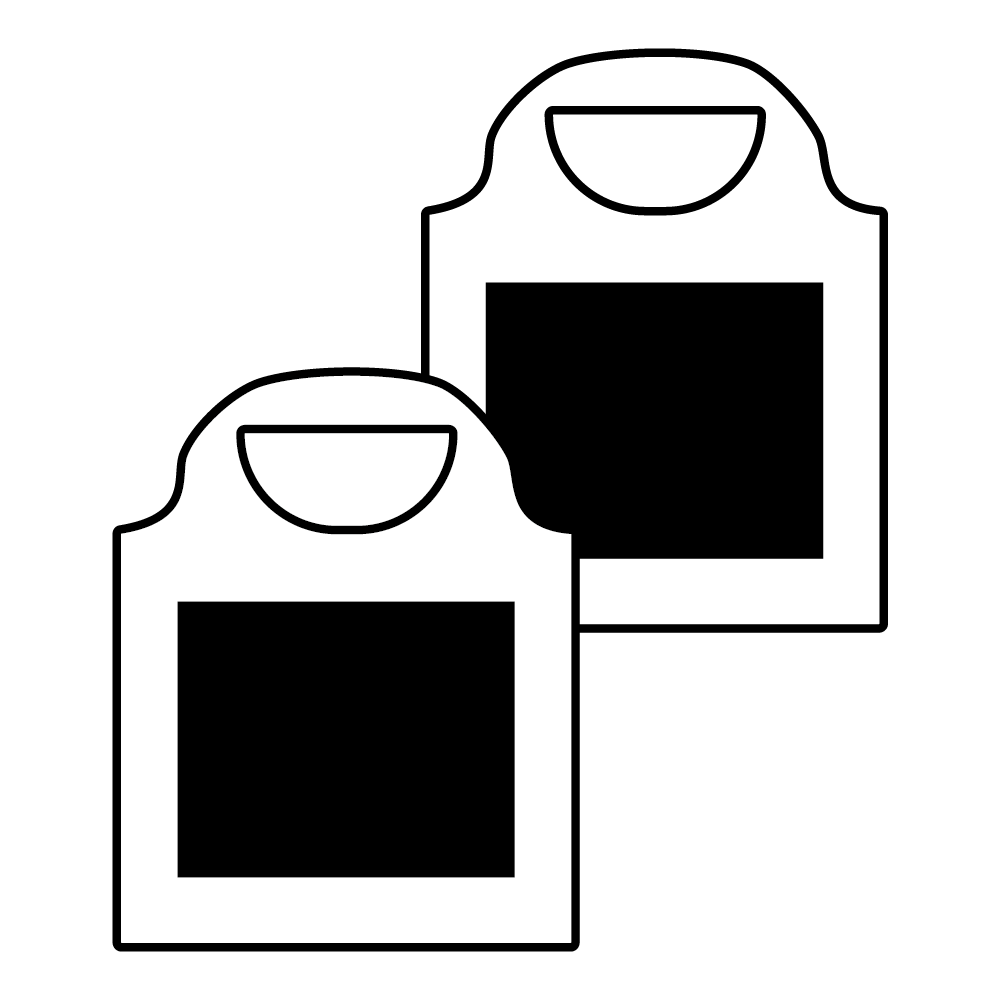 220 x 180 mm - Dubbelzijdig