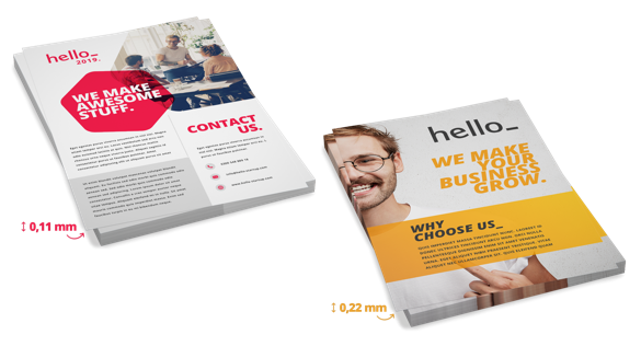 Price-depending-on-the-paper-thickness