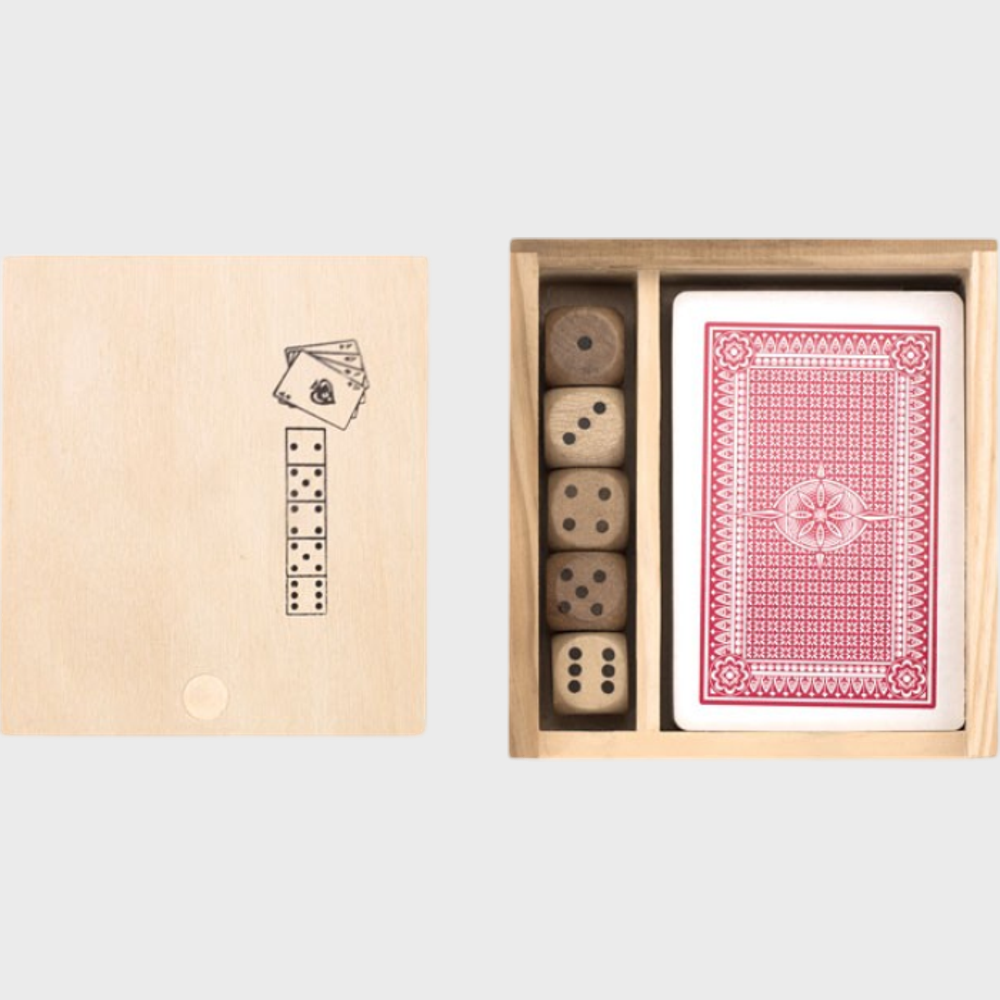 PDP - lasvegascardsanddicesinbox square grey background