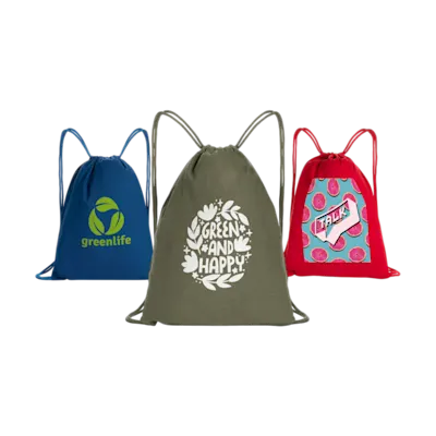 Recycled Cotton Drawstring Bags