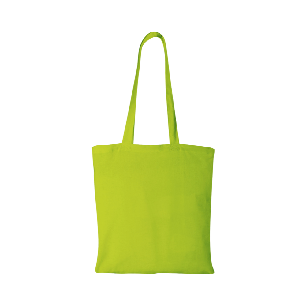 Peru 180 gsm cotton tote bag 7LPeru 180 gsm cotton tote bag 7L lime