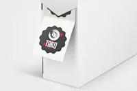 Custom Size Stickers on Roll