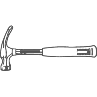 50 x 7 mm -Handle Metal one Side