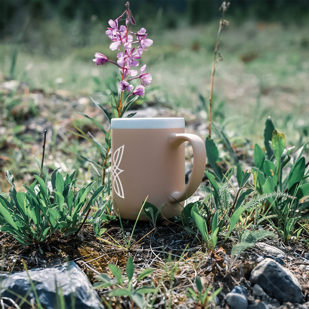 Ceramic mug white rim PDP Copy