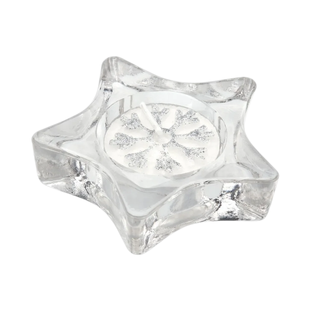 PDP - stariostarshapedglasstealightcandleholderinsilverbox square #00000000 background