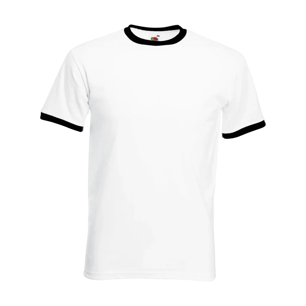 ICON - fruitoftheloomvalueweightringert white_black
