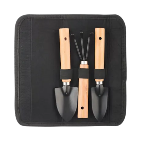 3 Garden Tools Set in RPET Pouch
