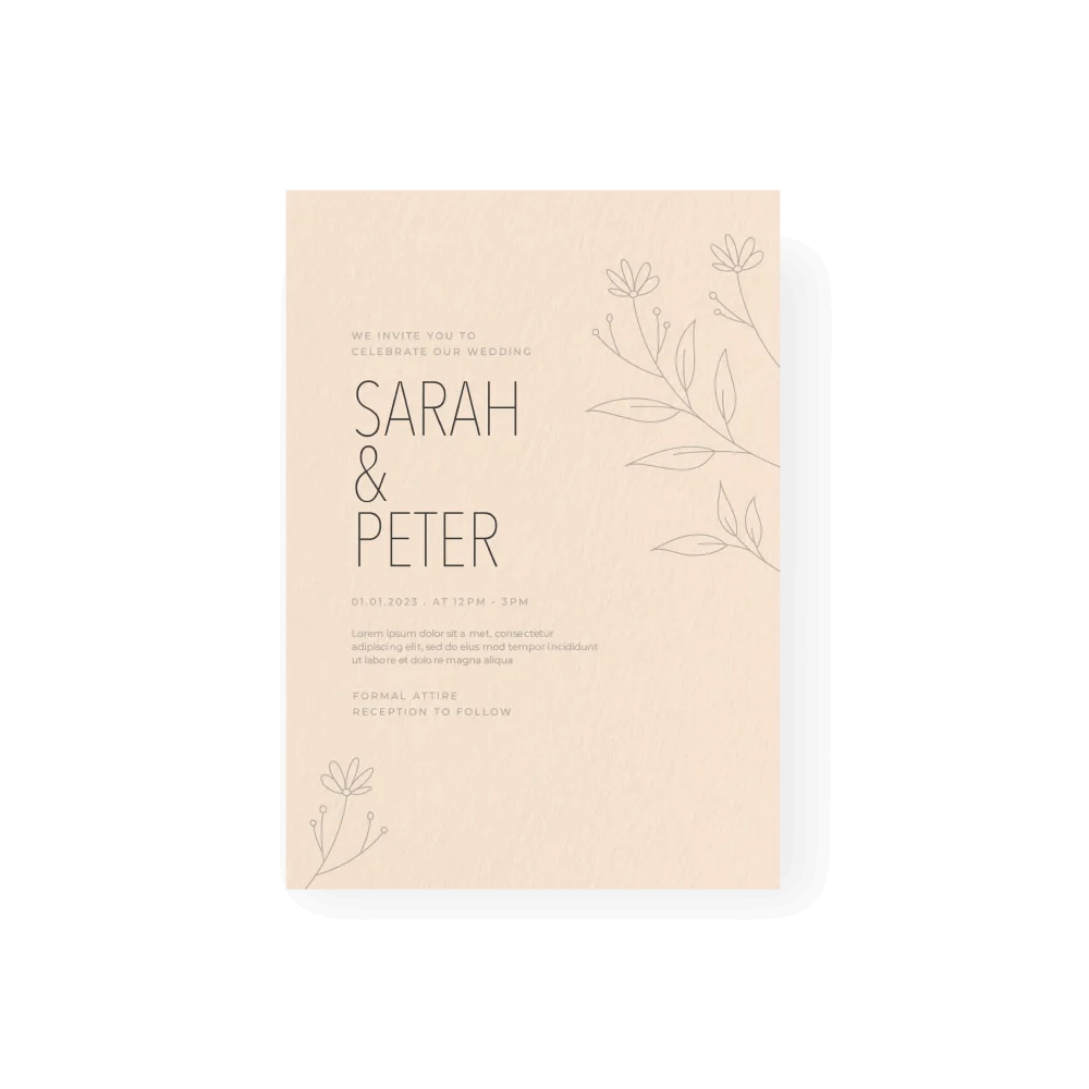 HP20 Cards Invitations wedding card