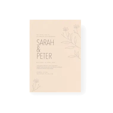 Faire-part de mariage