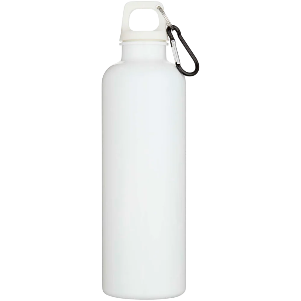 oregon750mlsolidcolourrcsrecycledplasticwaterbottlewithcarabiner - supplier_transparent
