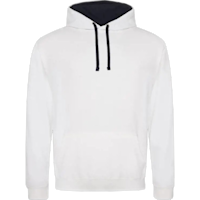 ICON - varsityhoodiejusthoods arctic_white_french_navy