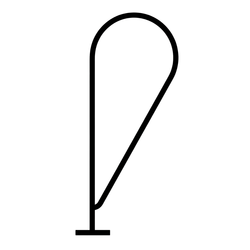 Fahnenmast und Fahnenset