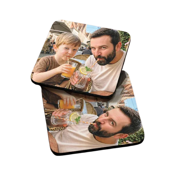 Set di sottobicchieri con foto