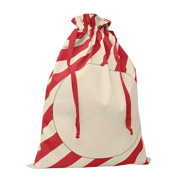 COLOR - largesantacottonbag - red
