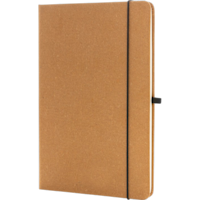 recycledleatherhardcovernotebooka5 brown