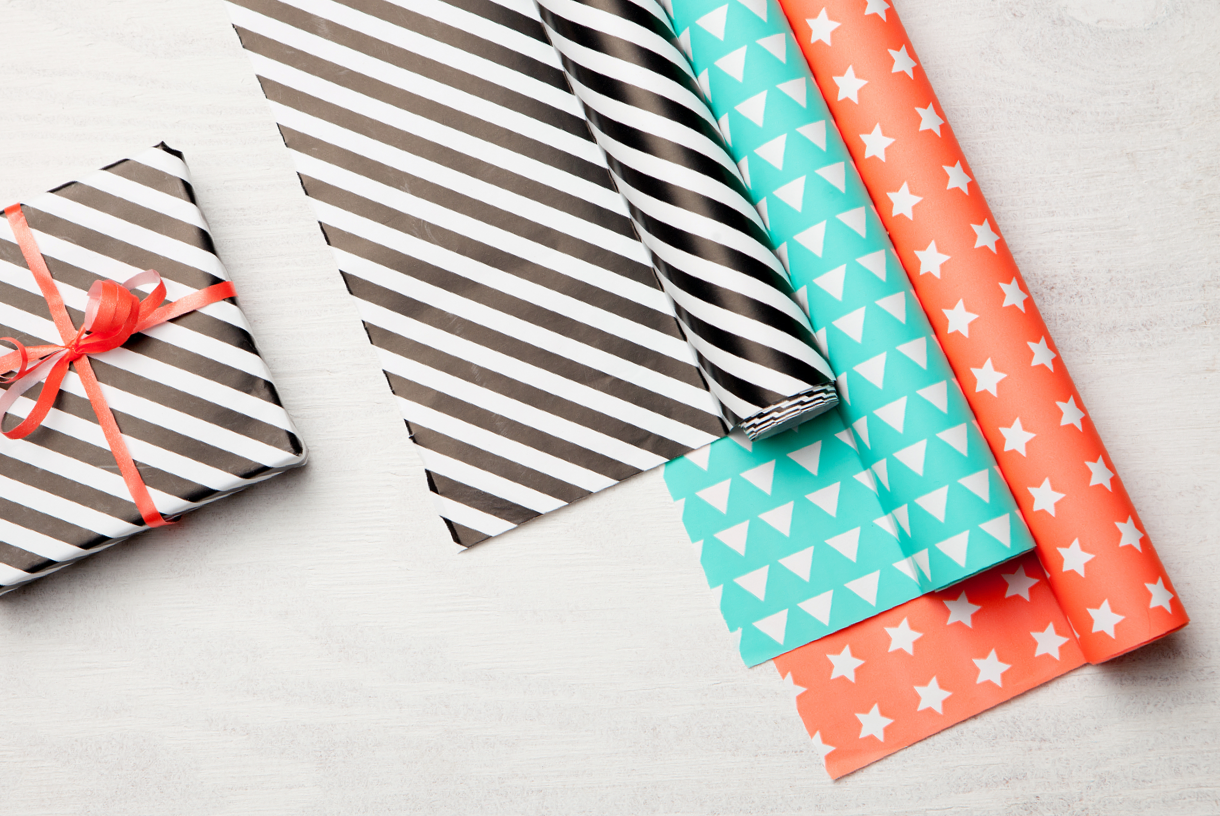 wrapping paper plp