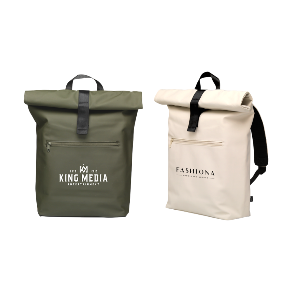 Lennon Roll-Top Recycled Backpack