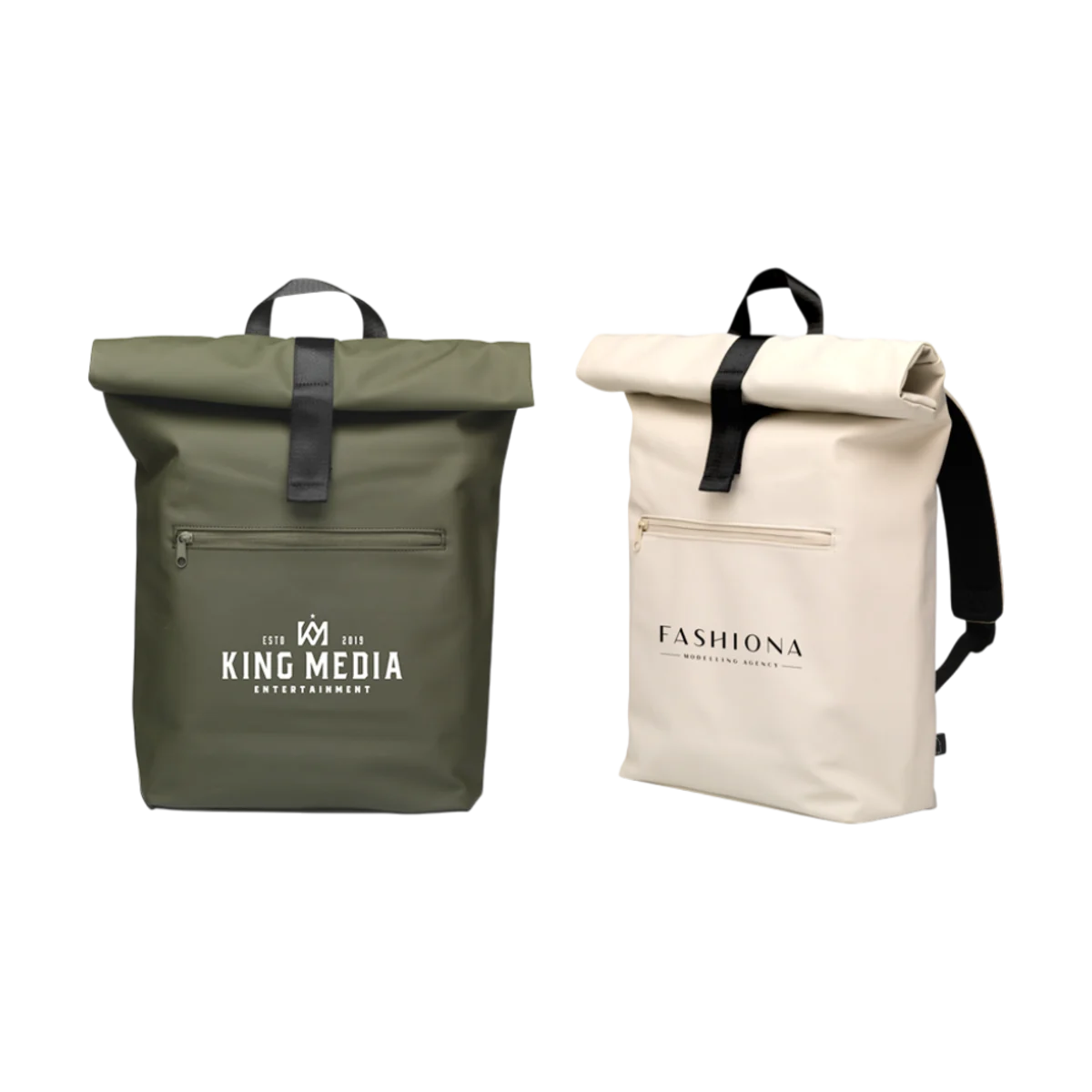 Lennon Roll-Top Recycled Backpack main image