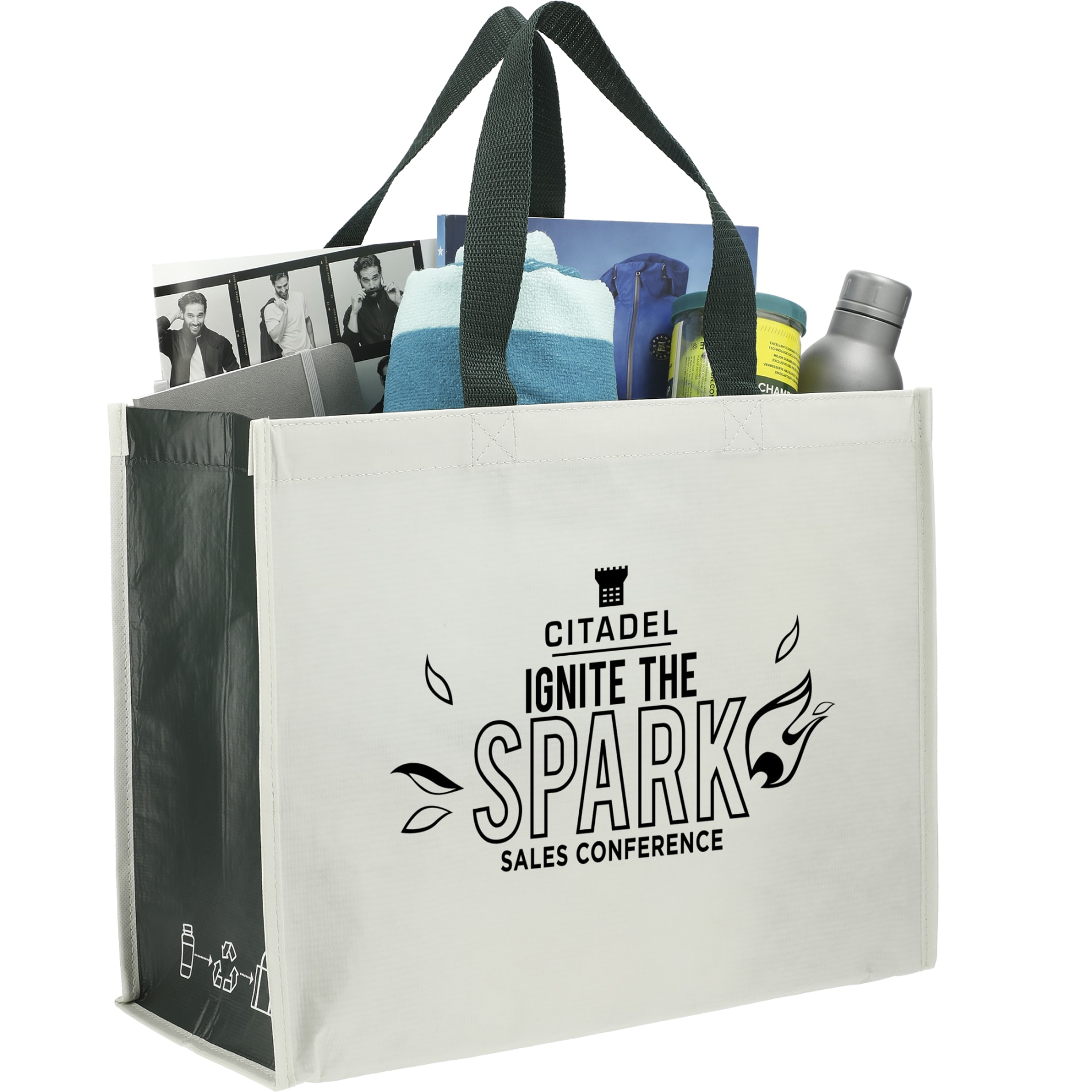 rpetlaminatedmatteshoppertote - supplier