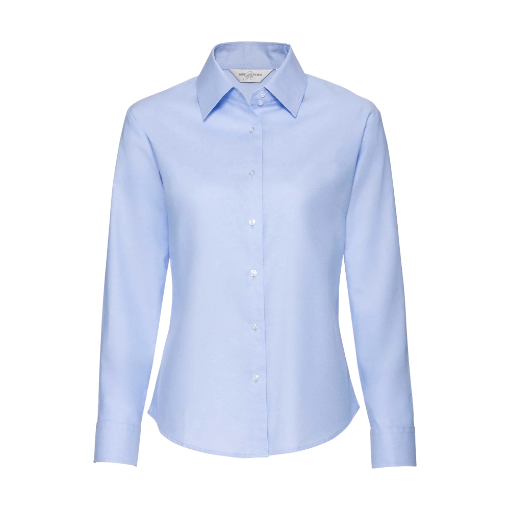 ICON - russellladieslslclassicoxfordshirt oxford_blue