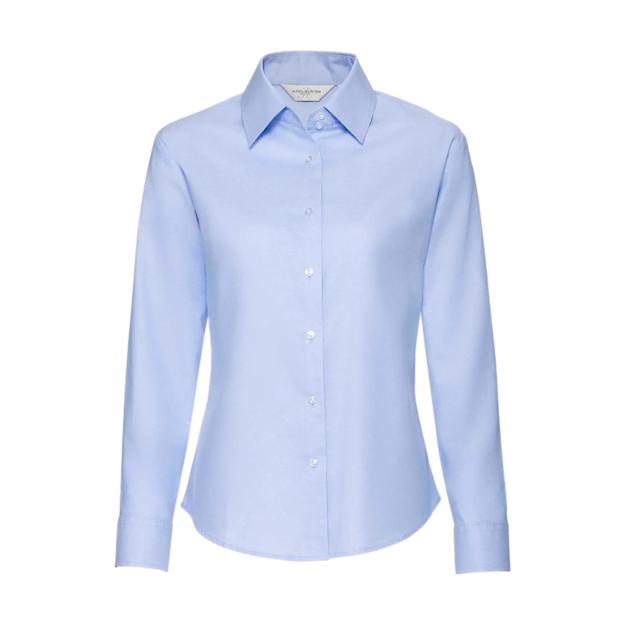 ICON - russellladieslslclassicoxfordshirt oxford_blue