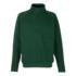 Fruit of the Loom Premium Zip up Sweat ICON bottle green