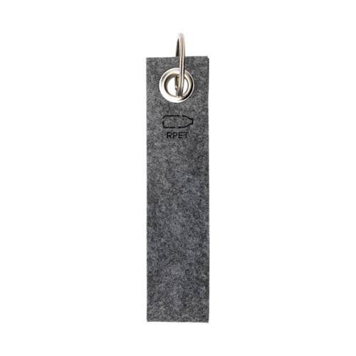 RPET Felt Keyring grey