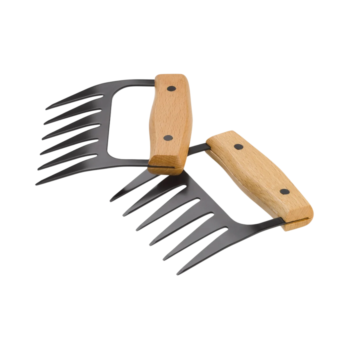 Immagine principale di Artigli per Carne in Acciaio Inossidabile e Legno
