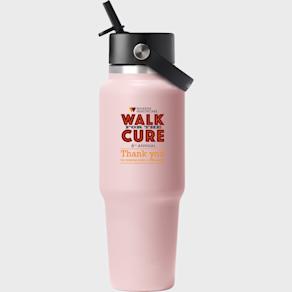 Travel Bottle with Flex Straw Cap 32 oz