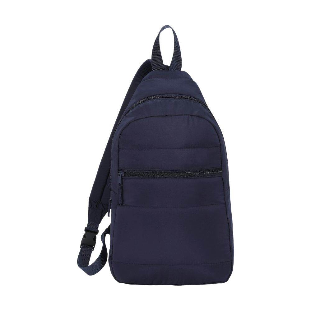 ICON - pufferrecycledslingbackpack navy