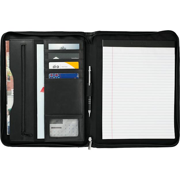 Millennium Leather Zippered Padfolio-1
