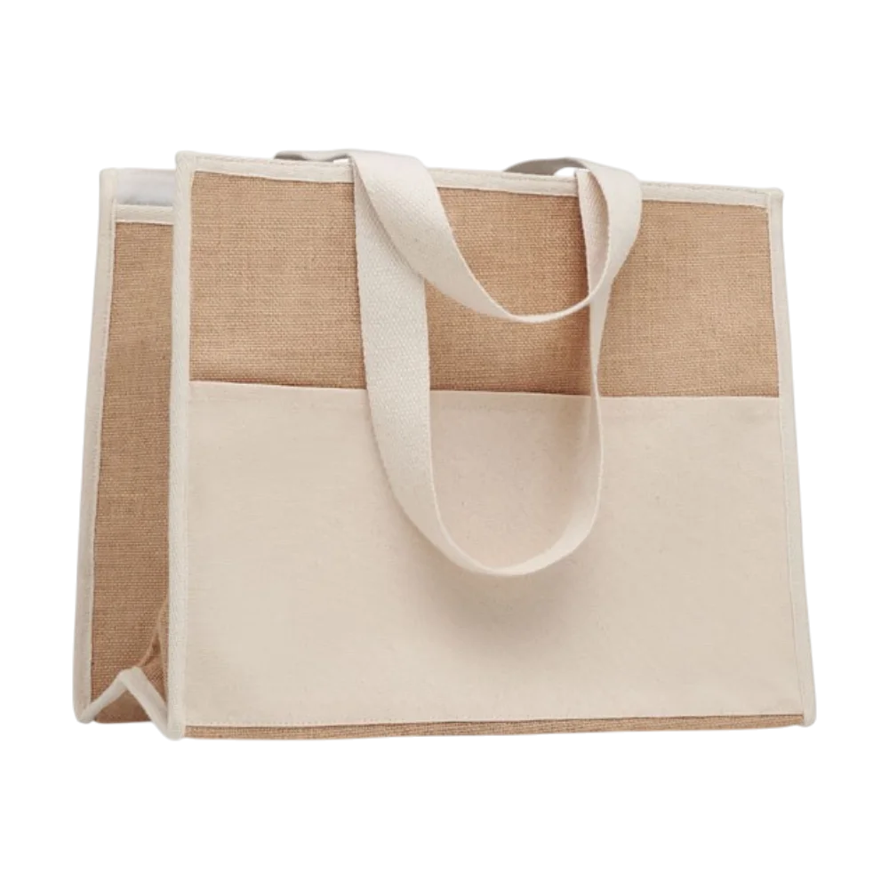 ICON - juteandcanvascoolerbag beige
