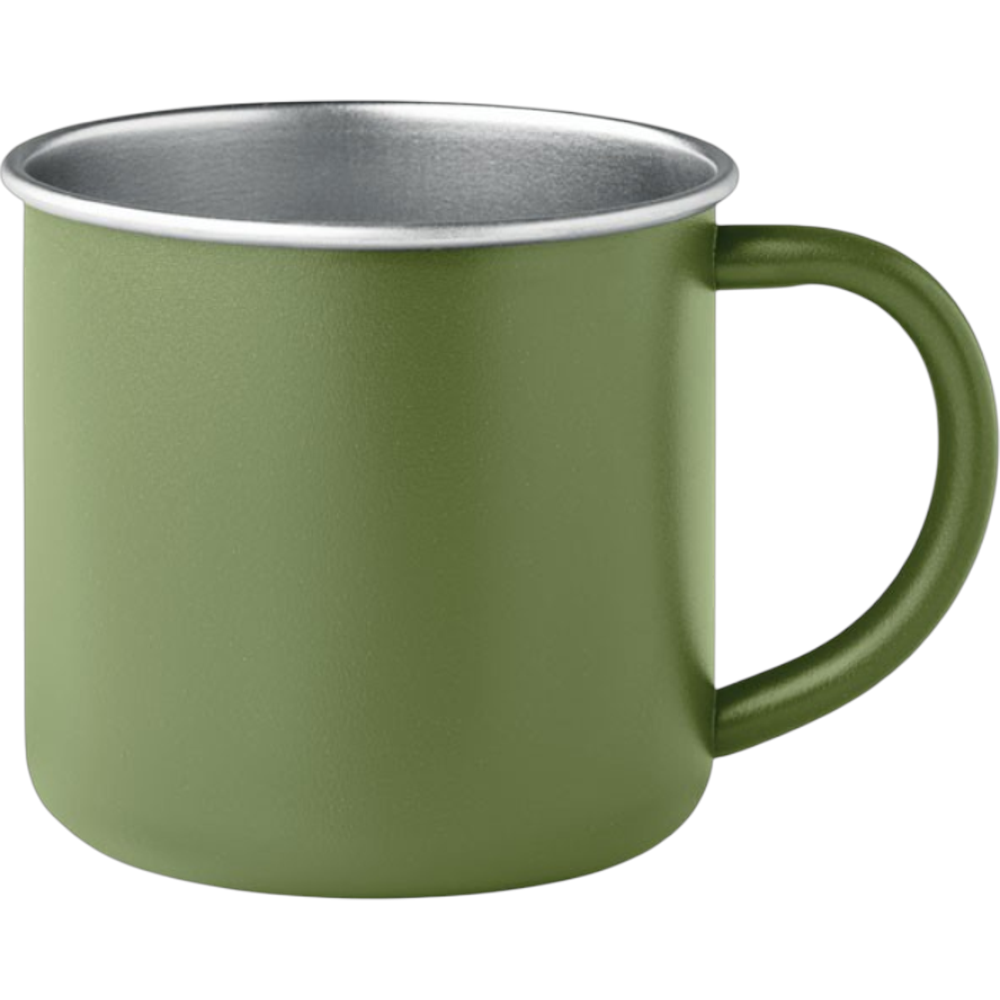 ICON - cariburecycledstainlesssteelmug dark_green