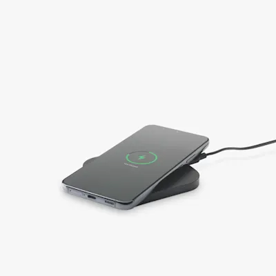 Caricatore wireless 15W in bambù