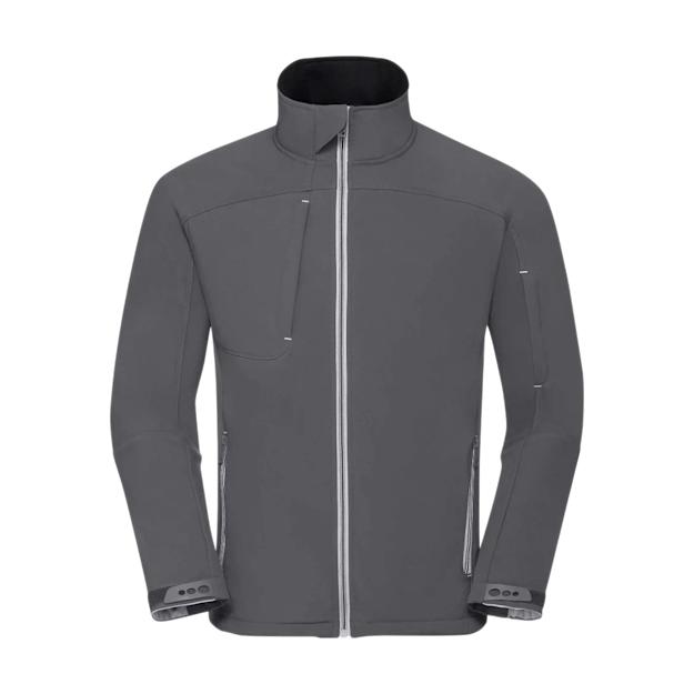 ICON - russellmenbionicsoftshelljacket iron_grey