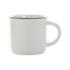 Vintage ceramic mug white