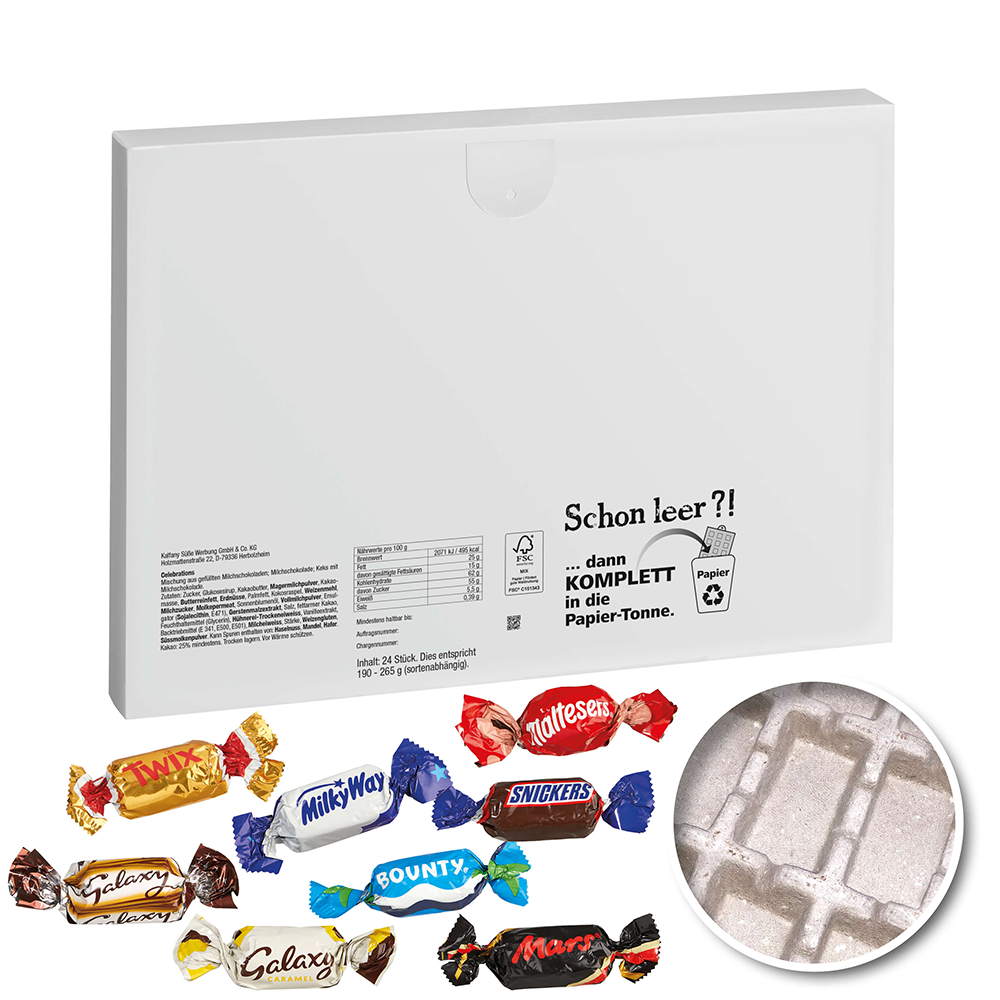 Premium Gift Advent Calendar Eco with Celebrations setting 1