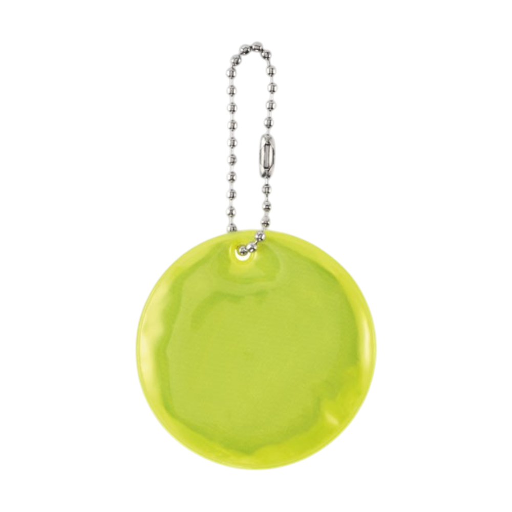 ICON - grinroundreflectivekeyring neon_yellow