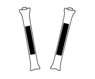 300 x 70 mm - Both Sticks