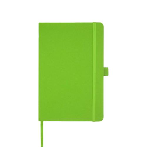 Honua A5 recycled paper notebook with recycled PET cover light green