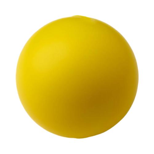 Cool round stress reliever yellow