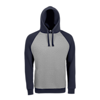 Grey Melange French Navy