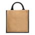 Chennai jute tote bag 16L natural black
