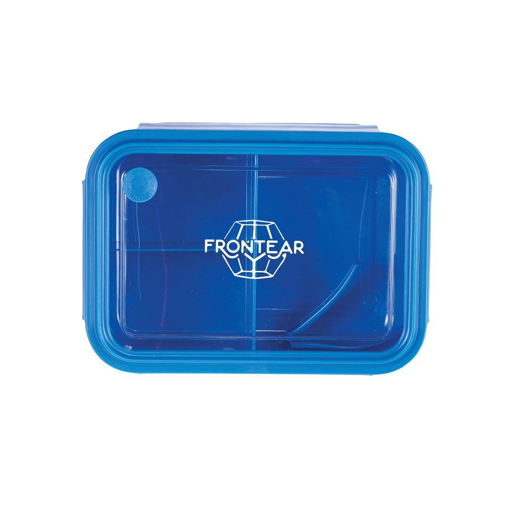 Three Compartment Bamboo Bento Box