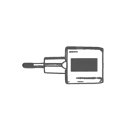 20 x 10 mm - Left side of the item
