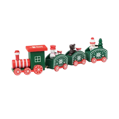 Wooden Christmas Train
