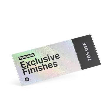 Vouchers with Exclusive Finishes