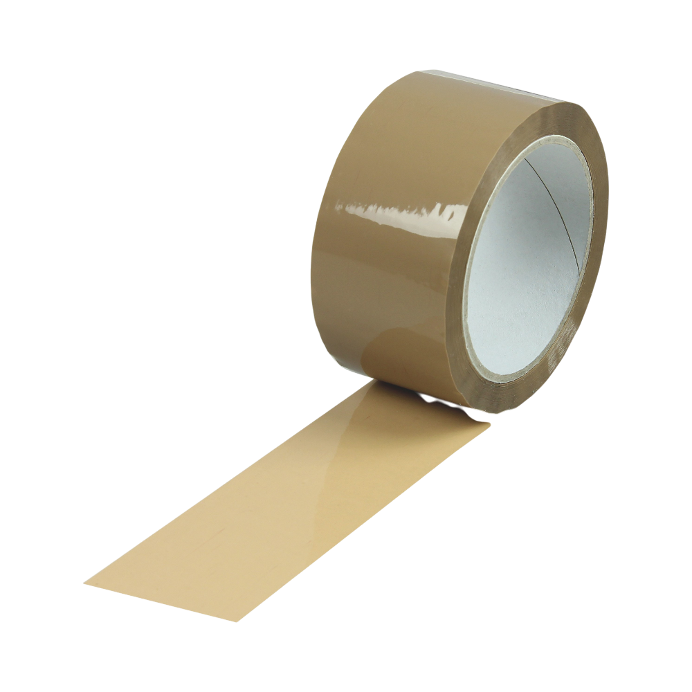 Braunes PP-Klebeband 50 mm x 66 m