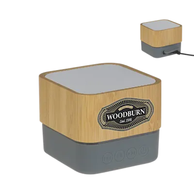 Speaker in Bambù e Silicone